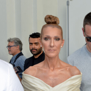 Céline Dion, Pepe Muñoz - Backstage du Défilé de mode Haute-Couture Automne/Hiver 2019/2020 Alexandre Vauthier à Paris. Le 2 juillet 2019. © Veeren Ramsamy / Christophe Clovis / Bestimage