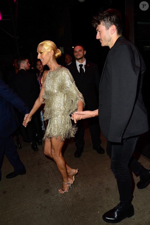 Céline Dion et Pepe Muñoz - Les célébrités arrivent à l'after party du Met Gala à l'hôtel Standard à New York, le 6 mai 2019.