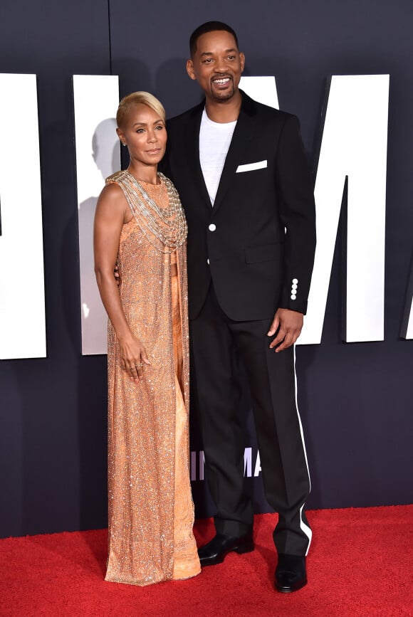 Will Smith et sa femme Jada Pinkett Smith à l'avant-première du film "Gemini Man" au cinéma Chinese Theatre à Los Angeles, Californie, Etats-Unis, le 6 octobre 2019.