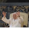 Le Pape Benoit XVI fait ses adieux à la veille de sa démission Rome, le 27 février 2013.