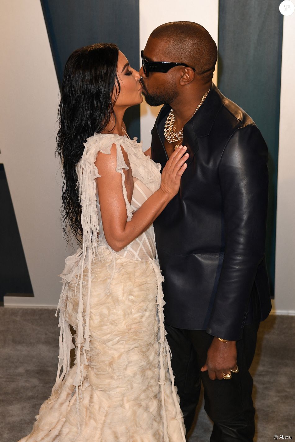 Kim Kardashian Et Kanye West Lors De La 92e Cérémonie Des Oscars Le 9