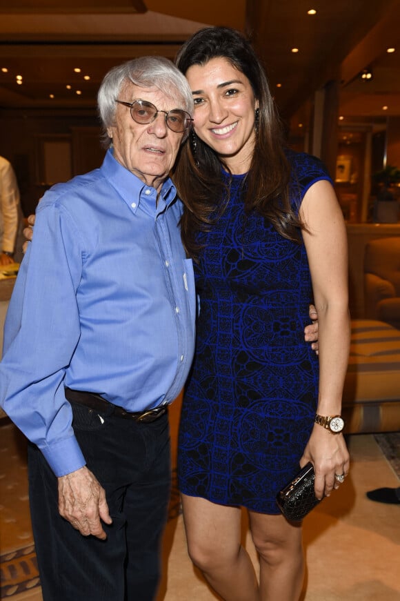 Bernie Ecclestone et sa femme Fabiana Flosi - Soirée "Royal Experience" à l'occasion du Grand Prix de Formule 1 à Monaco le 22 mai 2014.