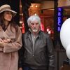 Exclusif - Bernie Ecclestone et sa femme Fabiana Flosi sont allés faire du shopping chez Andrew Martin Interior dans le quartier de South Kensington à Londres. Le 17 avril 2019.
