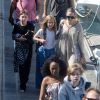Exclusif - Angelina Jolie prend du bon temps avec ses enfants Vivienne, Knox, Siloh et Zahara, en marge du tournage du film 'Eternals', sur l'île de Formentera en Espagne. L'actrice est en Espagne pour le tournage du nouveau marvel 'Eternals' dans lequel elle joue le rôle de Thena. Le 2 novembre 2019