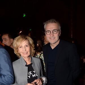 Exclusif - Catherine Barma et Laurent Ruquier (parrain) - Prix littéraire Grands Destins du Parisien Week-End au Buddha Bar à Paris, France, le 17 octobre 2018. Un événement organisé Five Eyes production. © Rachid Bellak/Bestimage