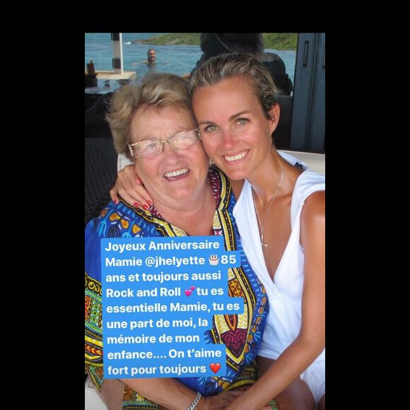 Laeticia Hallyday a souhaité un bon anniversaire à sa grand-mère Elyette Boudou sur Instagram le 5 juillet 2020.