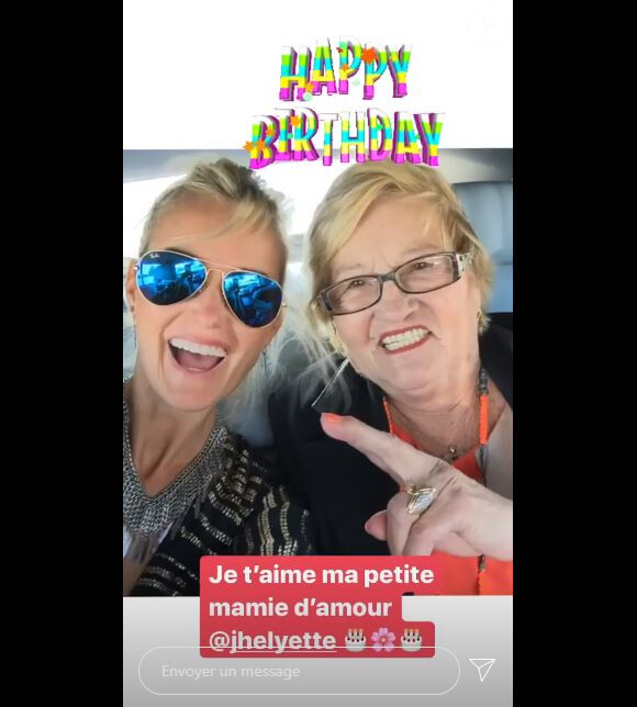 Laeticia Hallyday a souhaité un bon anniversaire à sa grand-mère Elyette Boudou sur Instagram le 5 juillet 2020.