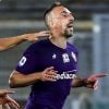 Franck Ribéry a marqué avec la Fiorentina contre la Lazio de Rome le 27 juin 2020. ANSA/ANGELO CARCONI