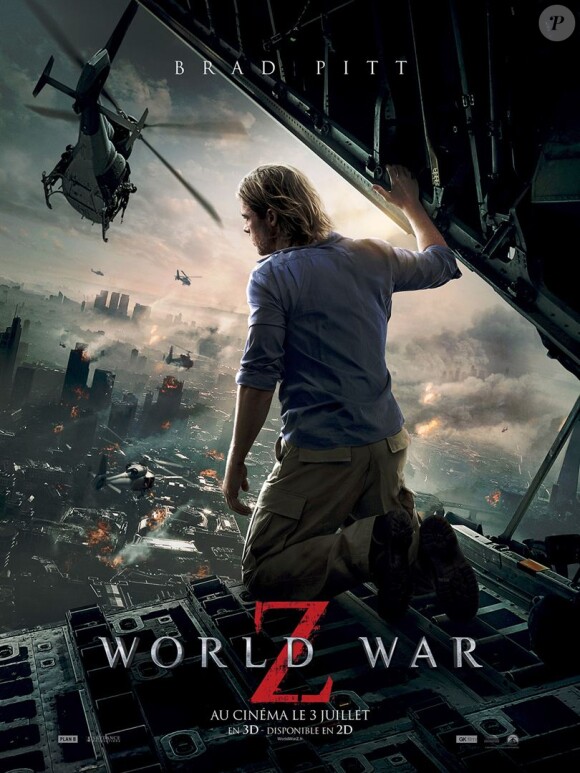 Brad Pitt dans le film "World War Z" en 2013.