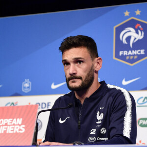 Hugo Lloris (Fra) - Conférence de presse de l'équipe de France à Saint Denis, le 6 septembre 2019.