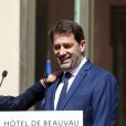 Passation de pouvoirs entre le ministre de l'intérieur sortant, Christophe Castaner et le nouveau ministre de l'intérieur, Gérald Darmanin, au ministère de l'intérieur, à Paris, France, 7 juillet 2020. © Stéphane Lemouton / Bestimage