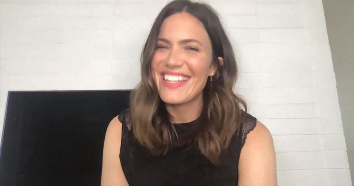 Mandy Moore lors de l'émission Jimmy Kimmel Live! pendant l'épidémie de