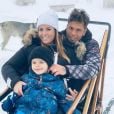 Kelly Helard et Neymar avec leur fils Lyam, le 3 décembre 2019, sur Instagram