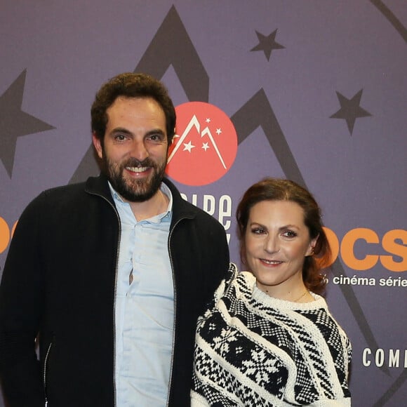 David Mora, Anne-Elisabeth Blateau - Photocall de la soirée d'ouverture du 22ème Festival International du Film de Comédie de l'Alpe d'Huez, le 15 janvier 2019. © Dominique Jacovides/Bestimage