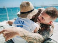 M. Pokora papa gaga : il filme Isaiah en couche avec Christina Milian
