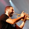 Ibrahim Maalouf avec le Haidouti Orkestar sur la scène Masséna durant le Nice Jazz Festival à Nice, le 19 juillet 2019. © Bruno Bebert / Bestimage