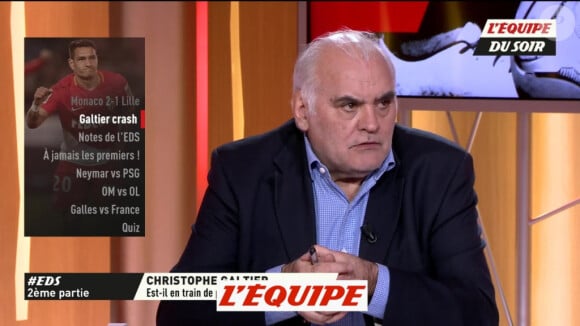 Gilles Favard, consultant sportif pour la chaîne "L'Equipe 21".