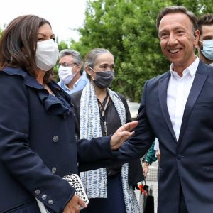 Exclusif - Arnaud Ngatcha, Yannis Chebbi, Anne Hidalgo, maire de Paris, Delphine Ernotte et Stéphane Bern - Le concert de Paris 2020 pour la Fête Nationale à Paris, le 14 juillet 2020. © Veeren Ramsamy / Stephane Lemouton / Bestimage