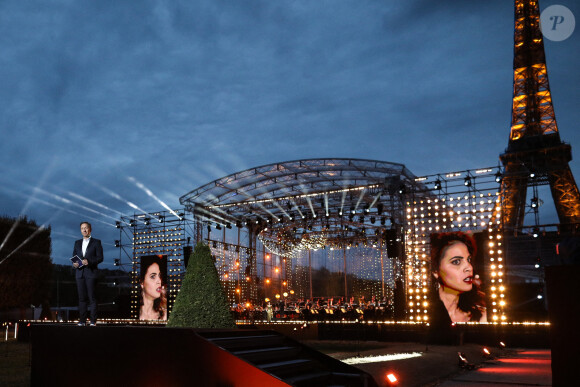 Exclusif - Fatma Saïd - Le concert de Paris 2020 pour la Fête Nationale à Paris, le 14 juillet 2020. © Veeren Ramsamy / Stephane Lemouton / Bestimage