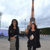 Exclusif - Audrey Pulvar et Anne Hidalgo (Maire de Paris) - Le concert de Paris 2020 pour la Fête Nationale à Paris, le 14 juillet 2020. © Veeren Ramsamy / Stephane Lemouton / Bestimage