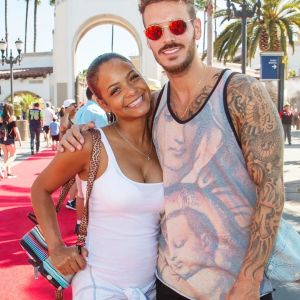 Christina Milian et M. Pokora à Universal Studios- Instagram.