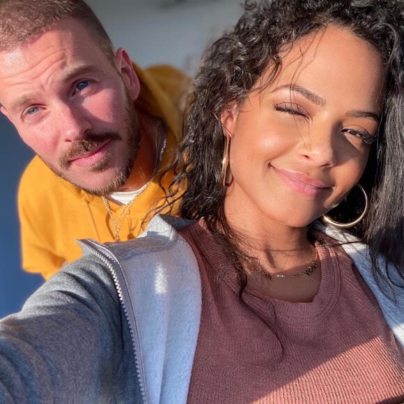 Christina Milian et Matt Pokora sur Instagram, le 28 mars 2020.