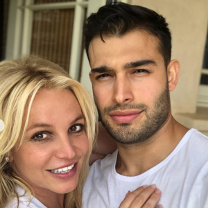 Britney Spears et son compagnon, Sam Asghari, le 17 mai 2019.