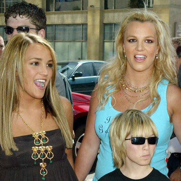 Britney Spears, Kevin Federline et Jamie Lynn Spears - Première du film "Charlie et la chocolaterie" à Hollywood. Le 10 juillet 2005.