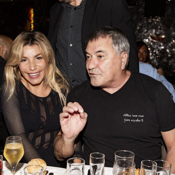 Exclusif - Lola Marois-Bigard et son mari Jean-Marie Bigard - Soirée au Don Camilo pour le lancement du clip "Radio Aktébo" de l'association Aktebo au profit des enfants malades à Paris le 17 septembre 2019. © Jack Tribeca/Bestimage