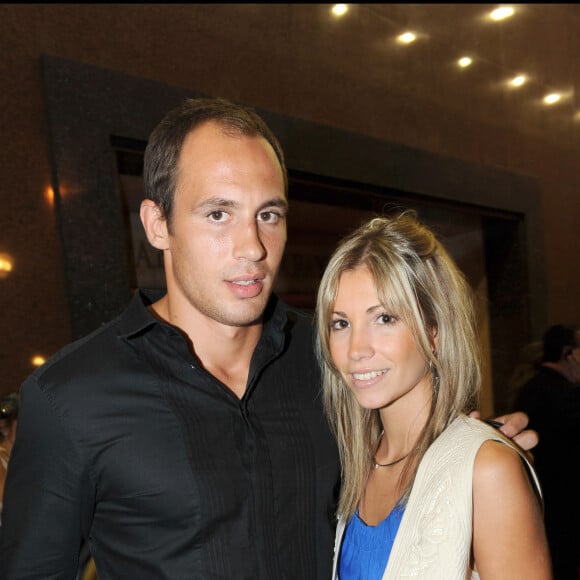 Alexandra Rosenfeld et son ex-mari le rugbyman Sergio Parisse en 2009 à Paris.