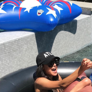 Naya Rivera et son fils Josey. Juillet 2018.