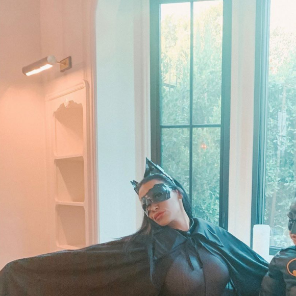 Naya Rivera et son fils Josey déguisés pour Halloween. Novembre 2019.