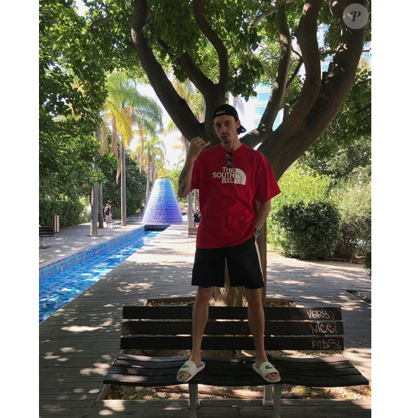 Roméo Elvis en vacances, sur Instagram.