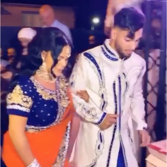 Sarah Fraisou a partagé les stories des invités de son mariage à Ahmed Harroun. Juillet 2020.