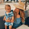 Caroline Receveur et son fils Marlon, le 4 avril 2020 sur Instagram.