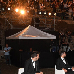 Monica Bellucci assiste à la projection du film "Devotion" consacré aux créateurs Domenico Dolce et Stefano Gabbana, lors du 66e Festival de Taormina. Taormina, le 18 juillet 2020.