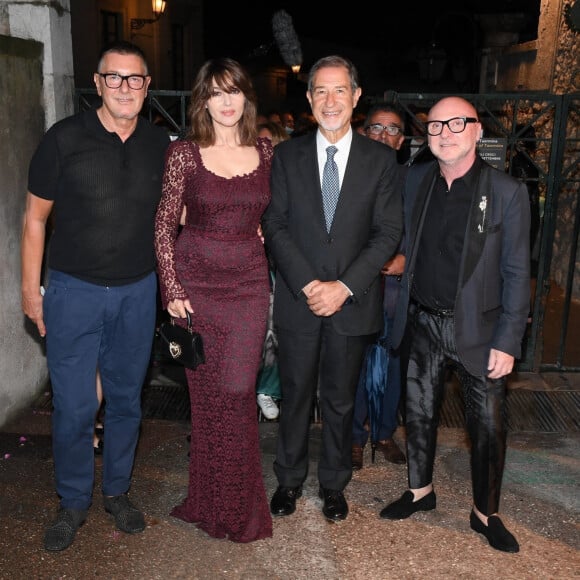 Monica Bellucci assiste à la projection du film "Devotion" consacré aux créateurs Domenico Dolce et Stefano Gabbana, lors du 66e Festival de Taormina. Taormina, le 18 juillet 2020.