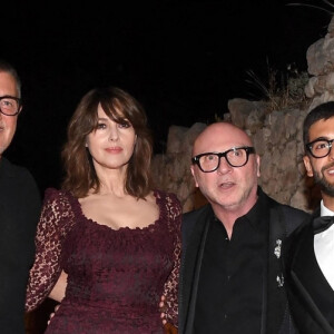 Monica Bellucci assiste à la projection du film "Devotion" consacré aux créateurs Domenico Dolce et Stefano Gabbana, lors du 66e Festival de Taormina. Taormina, le 18 juillet 2020.