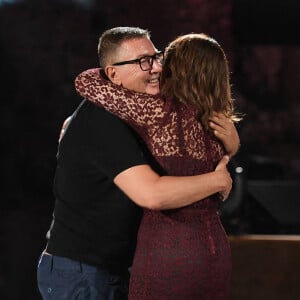 Monica Bellucci assiste à la projection du film "Devotion" consacré aux créateurs Domenico Dolce et Stefano Gabbana, lors du 66e Festival de Taormina. Taormina, le 18 juillet 2020.