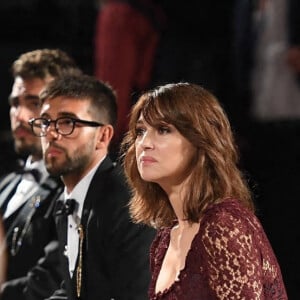 Monica Bellucci assiste à la projection du film "Devotion" consacré aux créateurs Domenico Dolce et Stefano Gabbana, lors du 66e Festival de Taormina. Taormina, le 18 juillet 2020.