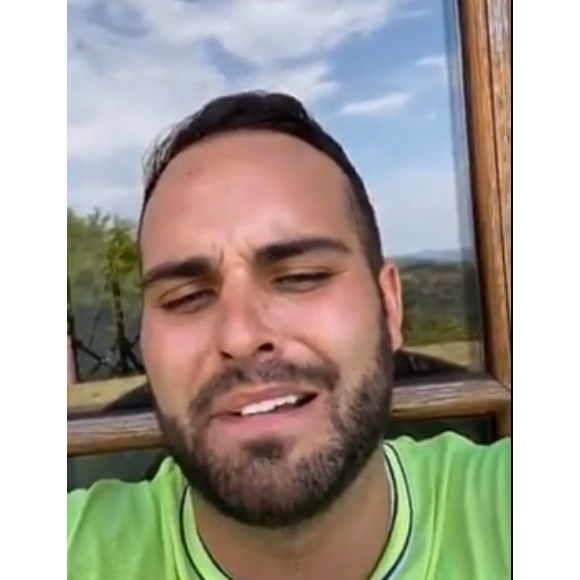 Nikola Lozina révèle s'être blessé sur le tournage des Marseillais vs Le Reste du monde - Snapchat, 28 juillet 2020