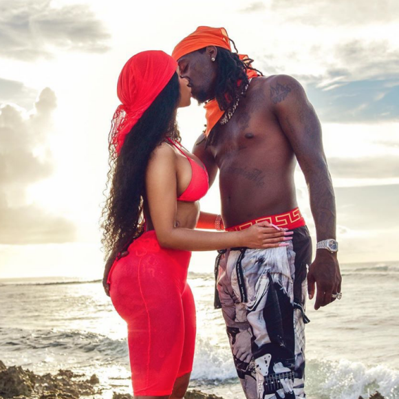 Cardi B et Offset en vacances. Octobre 2019.