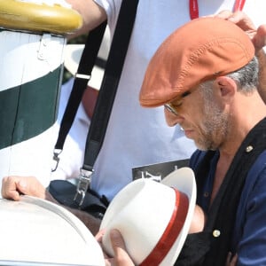 Vincent Cassel and Tina Kunakey with his newborn baby in Hotel Excelsior During The 76th Venice Film Festival on September 1, 2019. Photo by Gigi Iorio / Splash News/ABACAPRESS.COM 