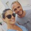 Valère Germain et sa femme Amandine, photo Instagram été 2016