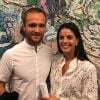 Valère Germain et sa femme Amandine en octobre 2017, photo Instagram