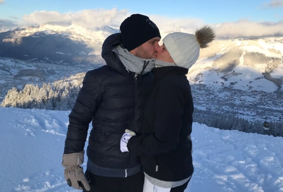 Valère Germain et sa femme Amandine, photo Instagram