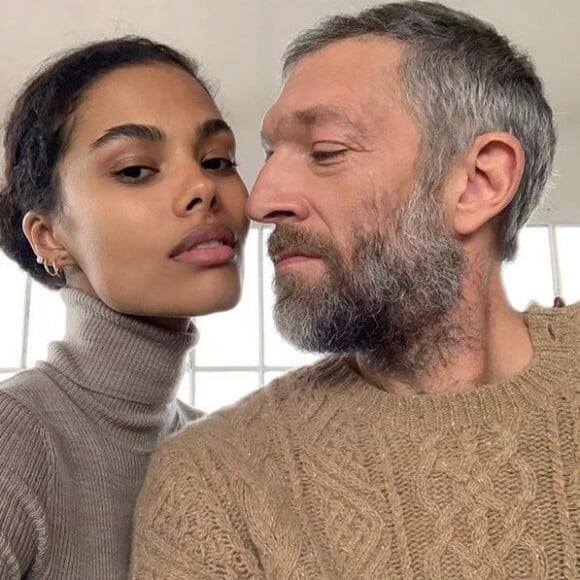 Tina Kunakey et Vincent Cassel. Octobre 2018.