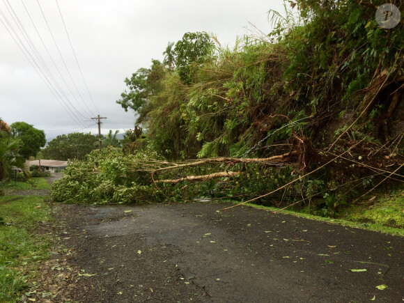 Dégâts considérables du Cyclone Winston (force 5) à Tamavua, Suva aux Iles Fidji le 21 février 2016. Ces photos d'illustration permettent d'imaginer ce qui s'est passé avec Harold.