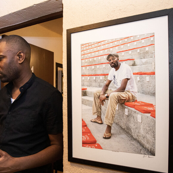 Exclusif - Abd al Malik - Pièce "Le Jeune Noir à L'Epée" sur la scène du théâtre de Verdure lors de la 36ème édition du Festival de Ramatuelle. Le 10 août 2020 © Cyril Bruneau / Festival de Ramatuelle / Bestimage