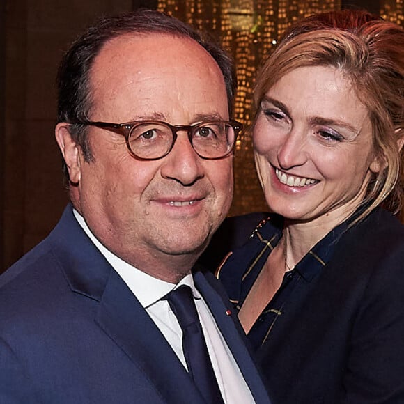 François Hollande et sa compagne Julie Gayet - After-party de la saison 3 de la série "10 pour cent" au Montana à Paris le 25 Avril 2018 © Damien Boisson-Berçu via Bestimage